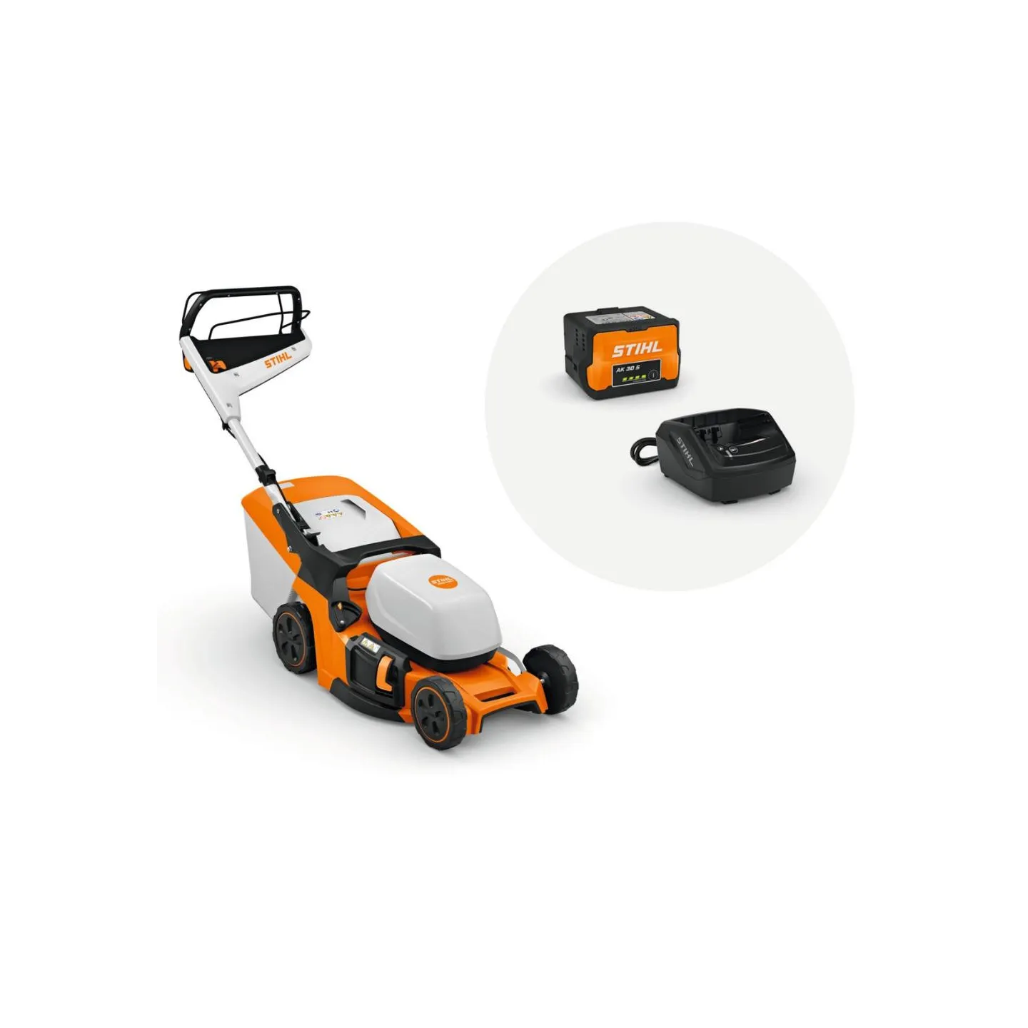 Tondeuse à batterie - STIHL - PACK RMA 448 V - 350 m²  - AK système