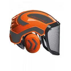 Casque forestier - PROTOS - Orange et Gris
