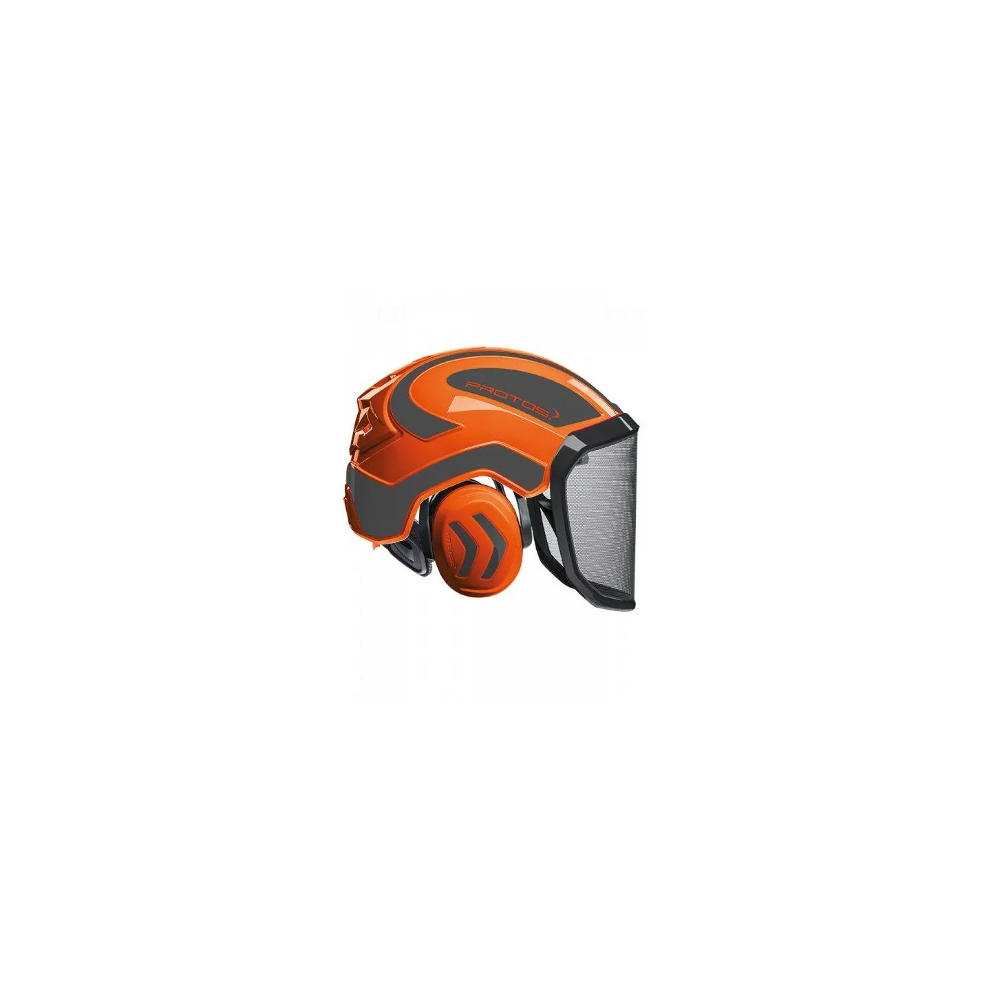 Casque forestier - PROTOS - Orange et Gris