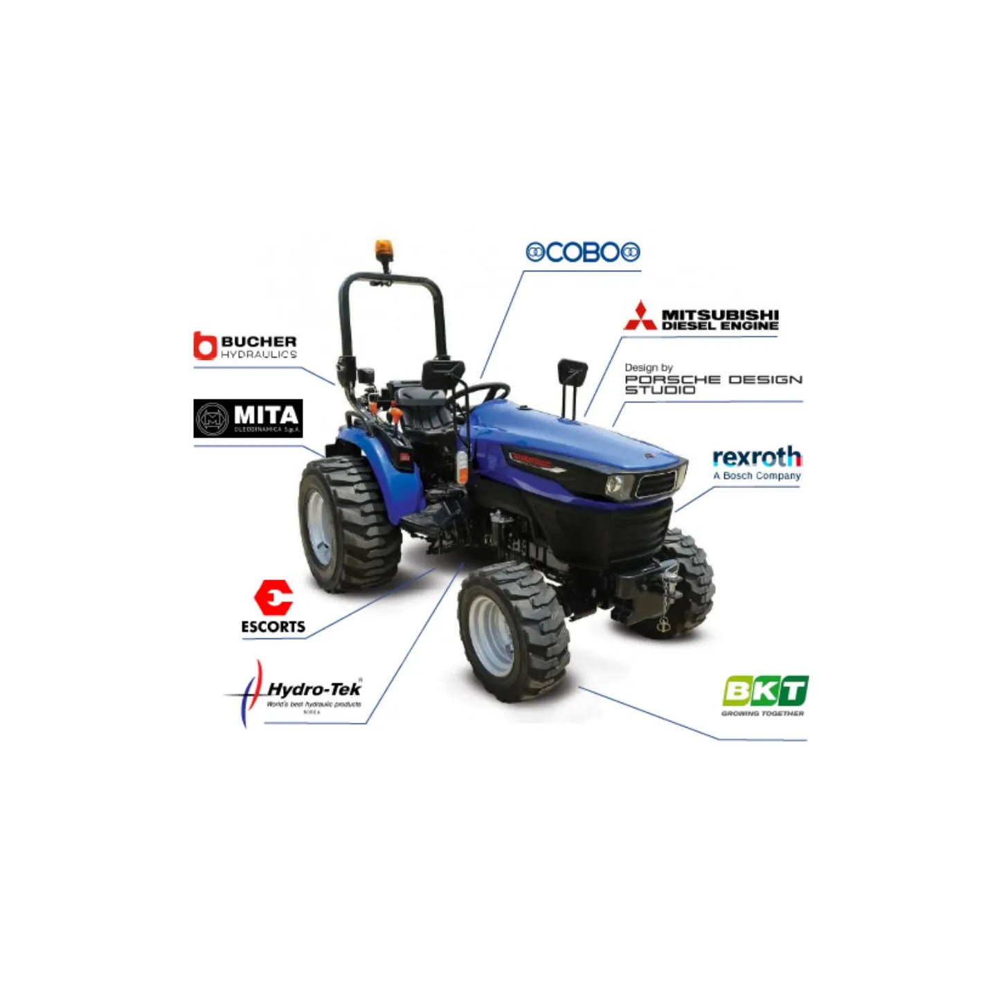 TRACTEUR FT26 - MECA - PNEU GAZON - FARMTRAC