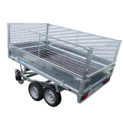 Jeu de rehausses grillagées hauteur 0m60 - LIDER BENNE 39600  39600PE - 256x148x060