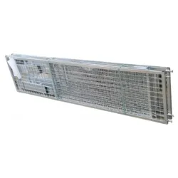 Jeu de rehausses grillagées hauteur 0m60 - LIDER BENNE 39600  39600PE - 256x148x060