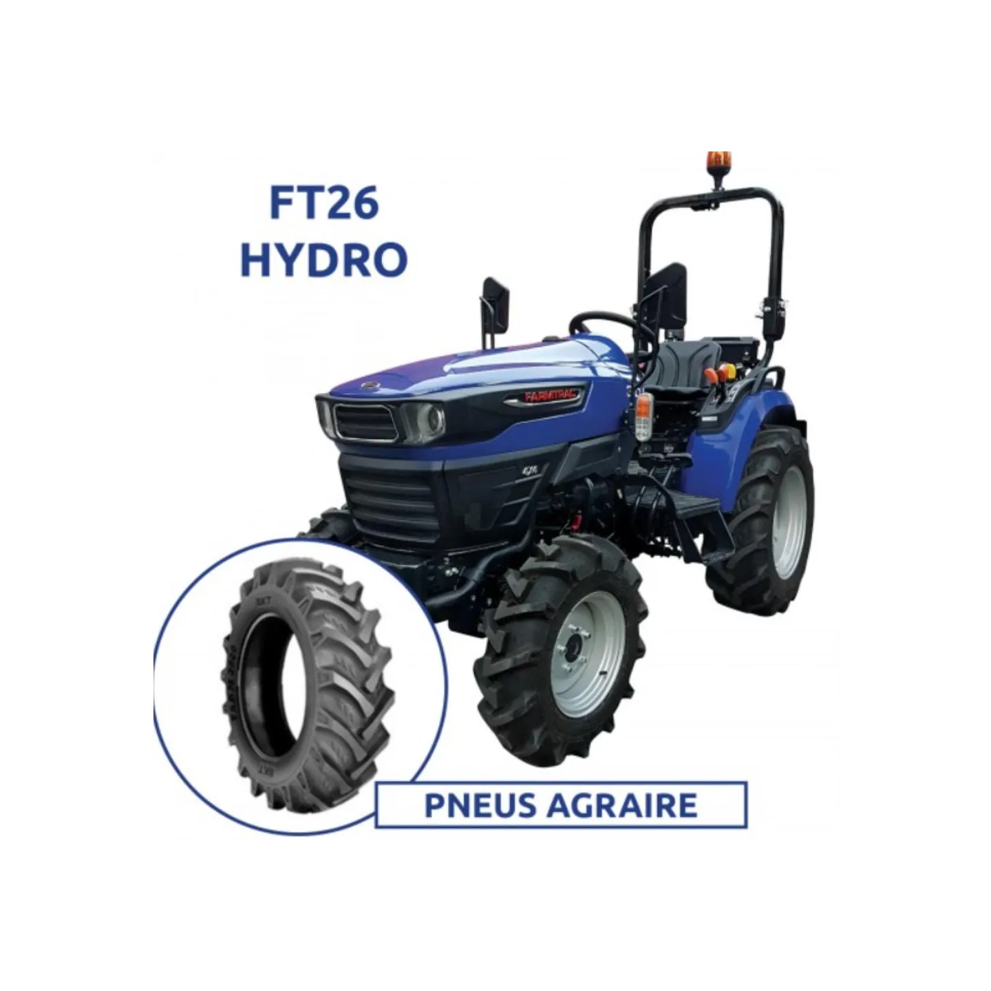 TRACTEUR FT26 - HYDRO- PNEU AGRAIRE - FARMTRAC