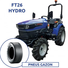 TRACTEUR FT26 - HYDRO - PNEU GAZON - FARMTRAC