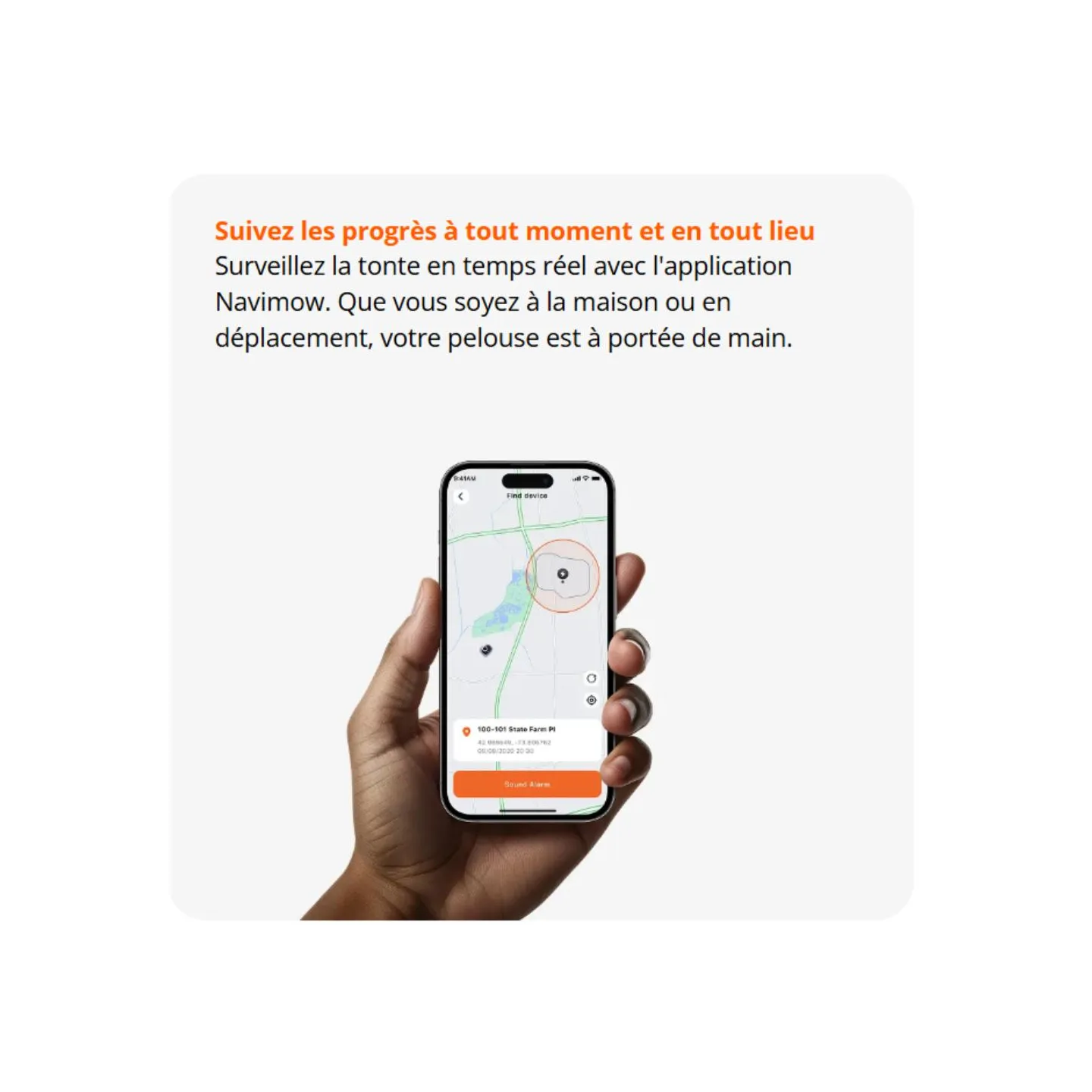 ROBOT DE TONTE GPS - I108 - SEGWAY NAVIMOW - 800M2