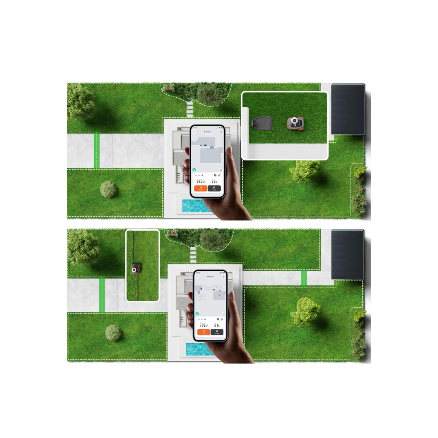 ROBOT DE TONTE GPS - H800VF - SEGWAY NAVIMOW - 800M2