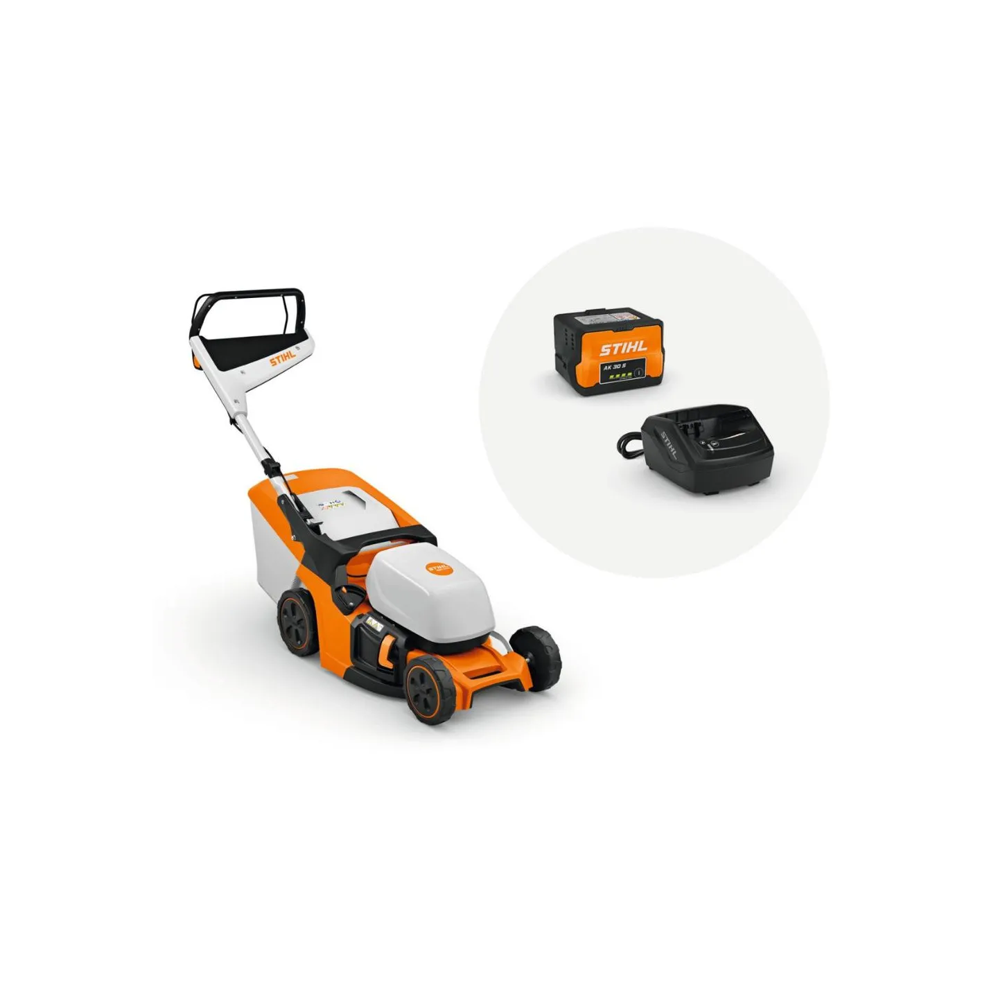 Tondeuse à batterie - STIHL - PACK RMA 443 - 300 m² - AK système